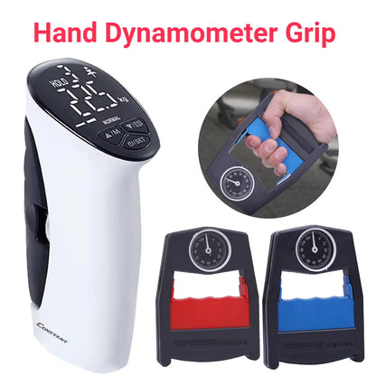 Hand Dynamometer for Measuring and Enhancing Grip Strength - Professional Grip Strength Tester and Exerciser